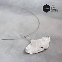 Collar Ginkgo Biloba grande (C223b)