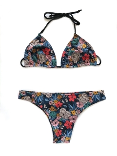 Bikini Botánica Vintage Azul en internet