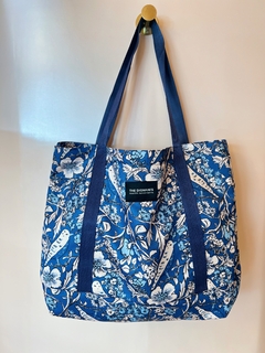 Totebag grande Pájaros Azul