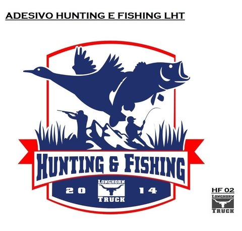 ADESIVO HUNTING & FISHING
