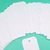 Tags Colgantes x 50 unidades - Papel Opalina Blanca 210 gr. Tamaño: 4,8 x 9,5 cm - comprar online