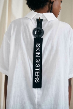 Camisa Oversize Off White - tienda online