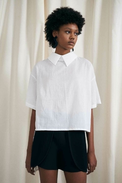 Camisa Oversize Off White - Iskin Sisters