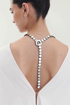 Collar Abstraction Y Silver - comprar online