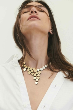 Collar Abstraction V - Oro / Marfil - tienda online