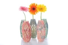 Iskin Sisters Flora Flower Vase Cover - Funda para Florero Estampada a Mano - Deco en internet
