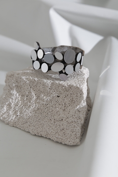 Brazalete Organic Reflections Small Stones - Plata - comprar online