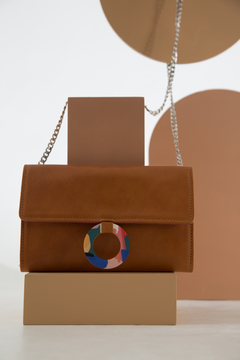Mini cartera Mies Leather Bag- Caramel (Billetera)