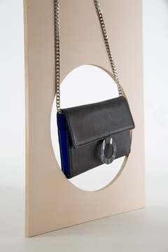 Mini cartera Mies Leather Bag- Negra (Billetera) en internet