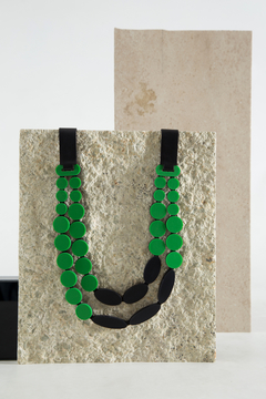 Collar Iris - Verde & Negro