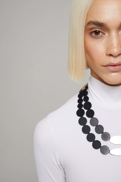 Collar Iris - Negro, Oro & Plata - comprar online