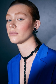 Collar Kate Leaves Y - Total Black en internet