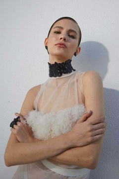 Imagen de Collar Kate Leaves Choker Asymmetric- Gargantilla - Total Black