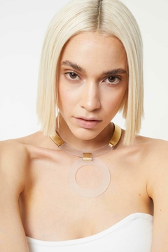 Collar Mies Circle Clear Acrylic - comprar online