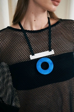 Collar Mies Circle Long - Azul - comprar online