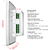 Conjunto Controle de Ventilador Wi-Fi - Diamond 4X2 - Branco - Elétrica JNX - Especialistas em Tomadas e Interruptores