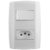 Conjunto 1 Interruptor Simples + 1 Tomada 10A - Ilumi Slim - ILS15 - comprar online
