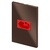 Conjunto 1 Tomada 10A Vermelha - Blux Recta - Chocolate Brilhante - BRCG049