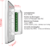 Conjunto Pulsador Campainha Touch - Diamond 4X2 - Branco - Elétrica JNX - Especialistas em Tomadas e Interruptores