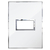 Placa 1 Módulo 4X2 - Pial Arteor - White Mirror - PAMW036