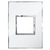 Placa 2 Módulos 4X2 - Pial Arteor - White Mirror - PAMW037