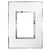 Placa 3 Módulos 4X2 - Pial Arteor - White Mirror - PAMW038