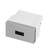 Módulo USB 2.0A - Blux Recta - Prata Fosco / 12741-8