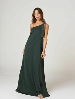 VESTIDO MIA VERDE BOTELLA