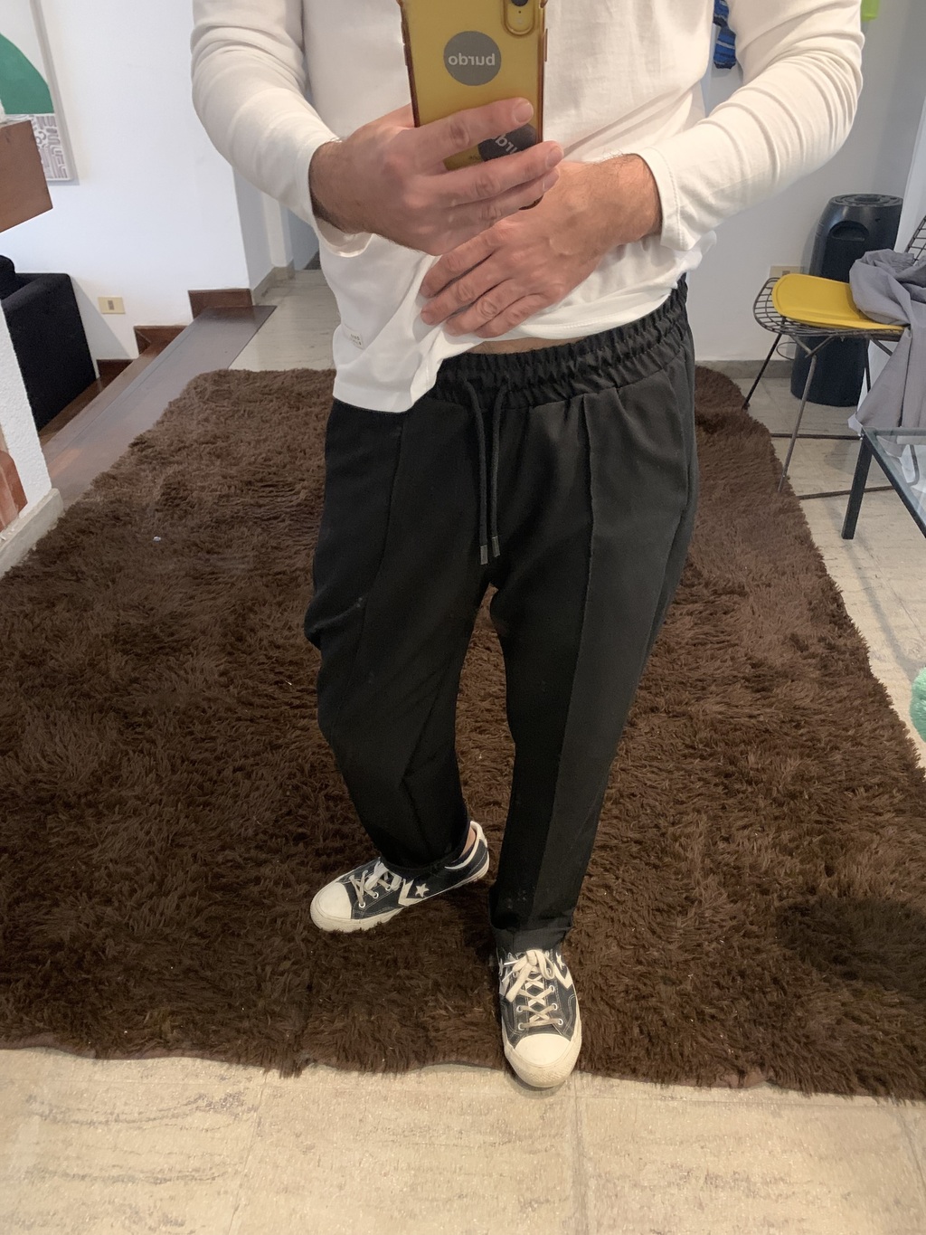 Pantalon nautico negro sale