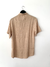 Camisa de Lino cuello Mao Beige - tienda online