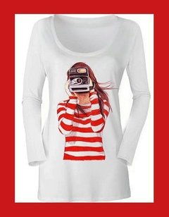 Remera Femenina Manga Larga | Diseño 5024 - comprar online