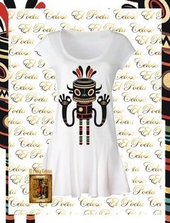 Vestido Celoso Manga Corta | Diseño 7012 - comprar online