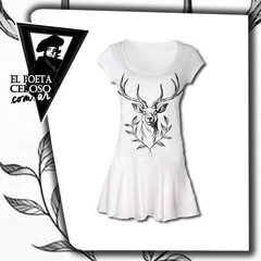 Vestido Celoso Manga Corta | Diseño 7030