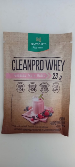 Cleanpro Whey - Frutas Vermelhas - 15 Sachês - Nutrify - comprar online