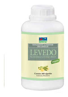 Levedo Da Anew - Sem Gluten - Vegano - 360 Cápsulas
