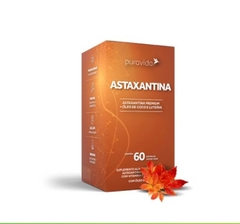 Astaxantina - Astaxantina, Luteína e Zeaxantina - 60 cáps- Pura Vida - PuraSaude.com.br 