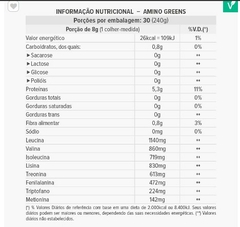 Amino Greens Lata 240g - Essential Nutrition - loja online