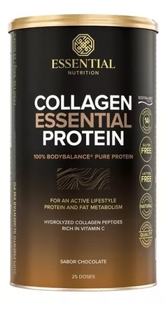 Collagen Essential Protein Chocolate Trufado Lata 510g/25Ds Essential