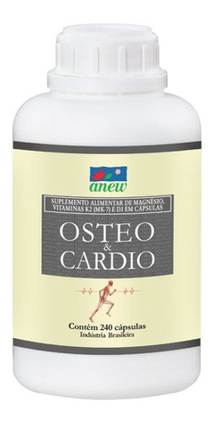 Osteo & Cardio Anew 240 Caps K2(mk7), Magnesio E D3