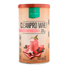 Cleanpro Whey - Frutas Vermelhas - Pote 450g - Nutrify