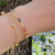 Pulseira Regulável Repleta de Zirconias Colors Folheada A Ouro 18k - comprar online