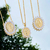 Colar Medalha de Nossa Senhora das Graças Folheado A Ouro 18k - Drusi | Loja de Semijoias - Coleções de Colares Femininos, Brincos