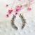 Brinco Ear Cuff Folhas Com Zirconias Colors Prateado na internet