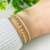 Bracelete Regulável Riviera de Zirconias Folheado A Ouro 18k - comprar online