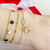 Pulseira Com Medalhas Lisas Folheada Em Ouro 18k - comprar online