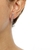 Brinco Ear Hook Cravação de Zirconias Cristal Prateado - comprar online