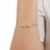 Bracelete Regulável De Coração Cristal Folheado A Ouro 18k - comprar online