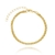 Pulseira Malha de Bolinhas Folheada Em Ouro 18k