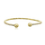Bracelete Regulável Riviera de Zirconias Folheado A Ouro 18k