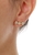 Brinco Ear Cuff Florzinhas De Zirconia Cristal - comprar online